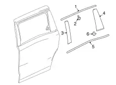 GARNISH ASSY-, R- 72935-THR-A11 HONDA