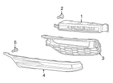 GARNISH, L- FR- 71119-T3W-J51 HONDA