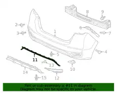 GARNISH, RR- 71505-T5R-A50 HONDA