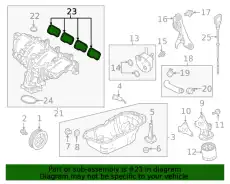 GASKET SET,PARTIAL ENGINE 8PY1-02-310 MAZDA