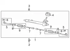 Рулевая рейка NISSAN 48001-5SA3A