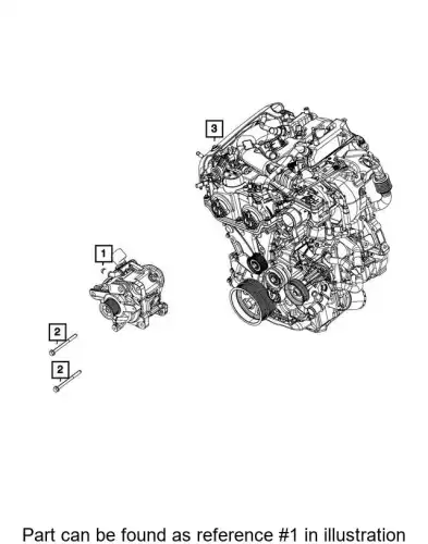 Генератор CHRYSLER 68432441AC