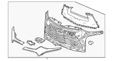 Решетка радиатора GM 84612437