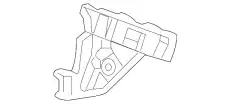 39059727 КРОНШТЕЙН ПАНЕЛИ БАМПЕРА (ORG) GM