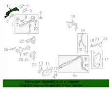 Ручка двери HONDA 72141-THR-A71