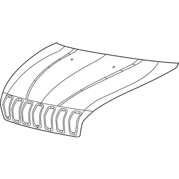 HOOD 68103664AE CHRYSLER