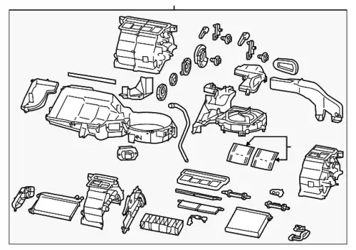 HVAC UNIT SU003-07633 TOYOTA / LEXUS