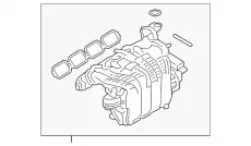 INSULATOR ASSY-INTAKE PORT 110D0-6CA0A NISSAN