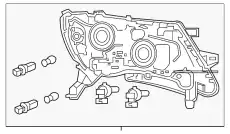 Фонарь задний NISSAN 26060-9PF9A