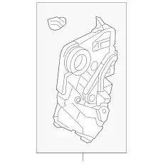 LATCH ASSY-, L- FR- 72150-TLA-A01 HONDA