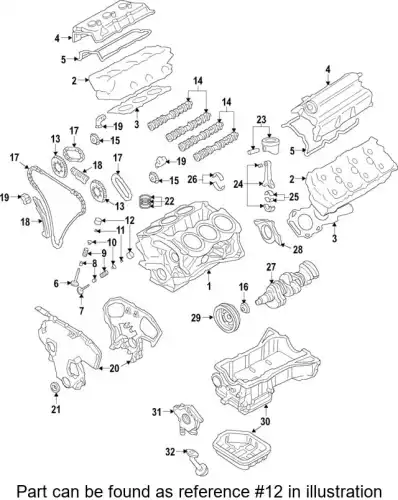 LIFTER-VALVE 13231-6CA0A NISSAN