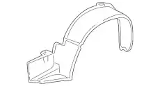Подкрылок GM 19120191