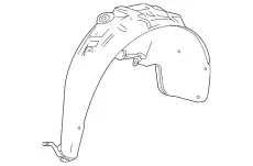 Подкрылок GM 42443604