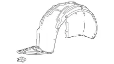 Подкрылок GM 84088407