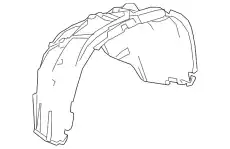 Подкрылок GM 84533749
