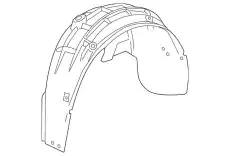 Подкрылок GM 84700609