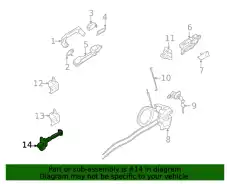 Ручка двери NISSAN 80430-5EF0A