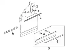 MOLDING 84647210 GM