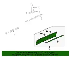 MOLDING 84647210 GM