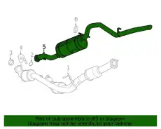 MUFFLER 84021293 GM