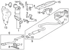 MUFFLER 84251081 GM