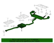 MUFFLER 84364855 GM