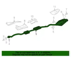 MUFFLER 84384720 GM