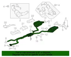 MUFFLER 84384722 GM