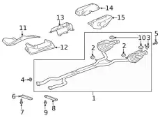 MUFFLER 84384727 GM