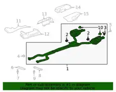 MUFFLER 84384727 GM