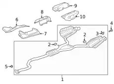 MUFFLER 84515005 GM