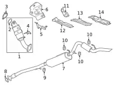 MUFFLER 84520058 GM