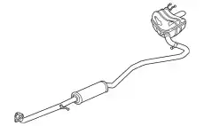 MUFFLER, EX- 18307-TBA-A01 HONDA