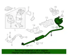 MUFFLER, EX- 18307-TBA-A01 HONDA