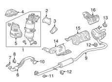 MUFFLER, EX- 18307-TBA-A01 HONDA