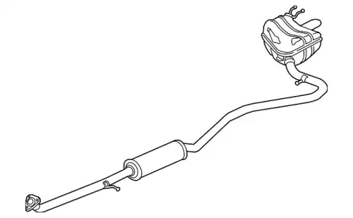 MUFFLER, EX- 18307-TBA-A01 HONDA