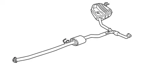 MUFFLER, EX- 18307-TLA-A04 HONDA