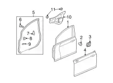 PANEL COMP L FR D 67050-TK6-305ZZ HONDA