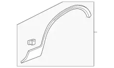 PROTECTOR, L- RR- 74450-T6Z-A00 HONDA