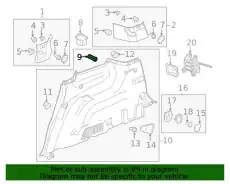 RECEPTACLE 13527225 GM