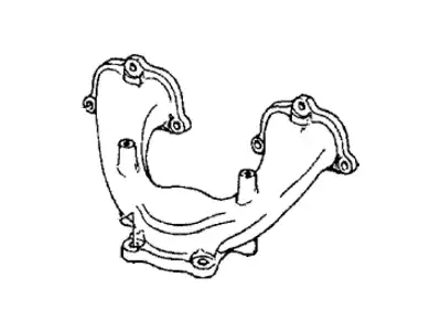 Коллектор выпускной HONDA 18100PE0010