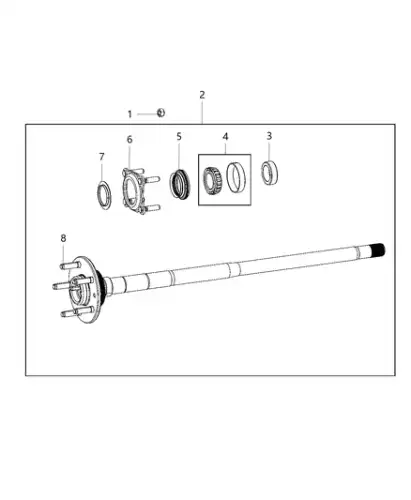 SEAL 68393973AA CHRYSLER