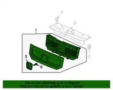 Решетка радиатора HONDA 75100SCVA51ZD