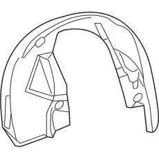 Подкрылок CHRYSLER 68184704AF