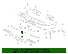 Решетка бампера HONDA 71507-T6Z-A00ZD