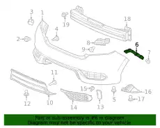 71593-TBG-A00 КРОНШТЕЙН ПЛАСТИКОВЫЙ HONDA