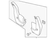 SPLASH GUARD 08P09-TBA-100R1 HONDA