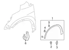 SPLASH GUARD, FR- 08P08-T0A-100R1 HONDA