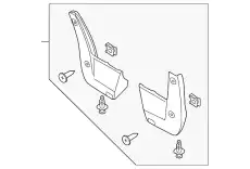 SPLASH GUARD, RR- 08P09-TVA-100R1 HONDA