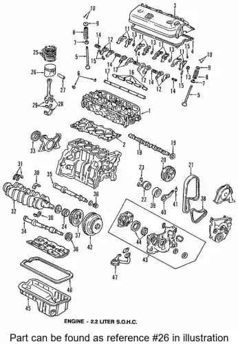PISTON B (STD.) 13102PT6A00 HONDA